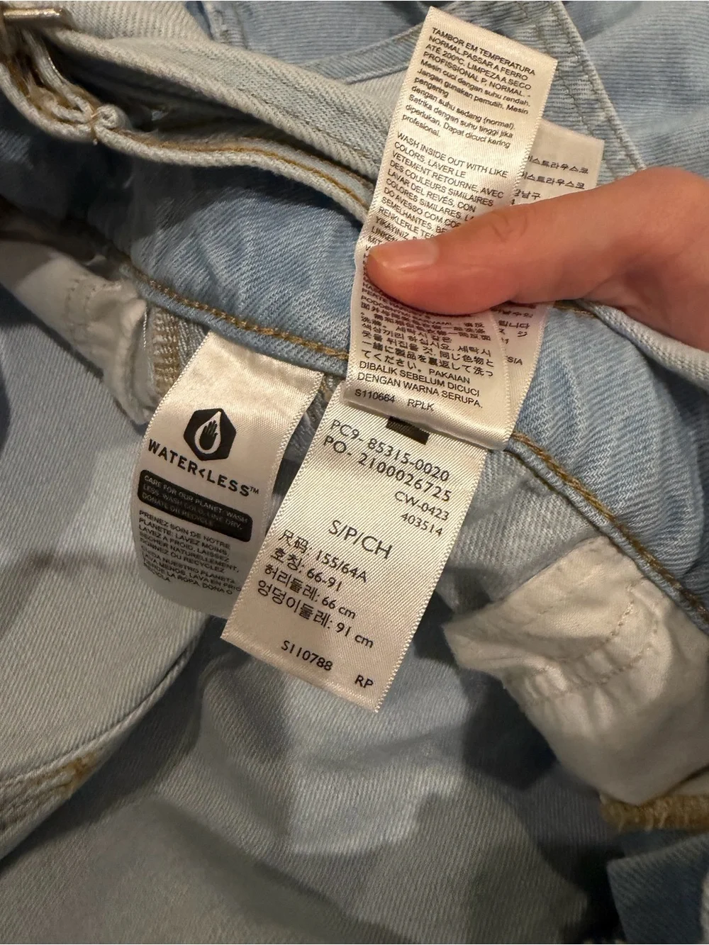 Levi's Light Wash Women's Denim Overalls